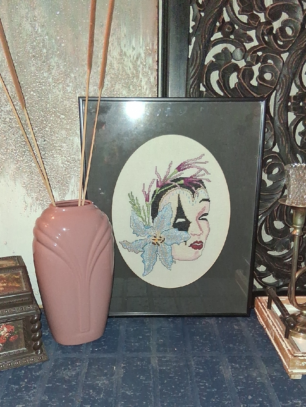 Hollywood Regency 1980s Ceramic Vase - Picture 6 of 6